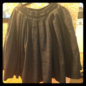Dolce & Gabbana full pleated skirt in charcoal